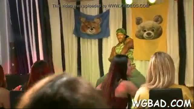 Sucking a massive wang